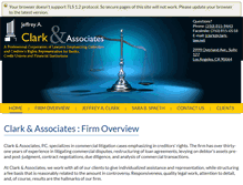Tablet Screenshot of clark-law.net
